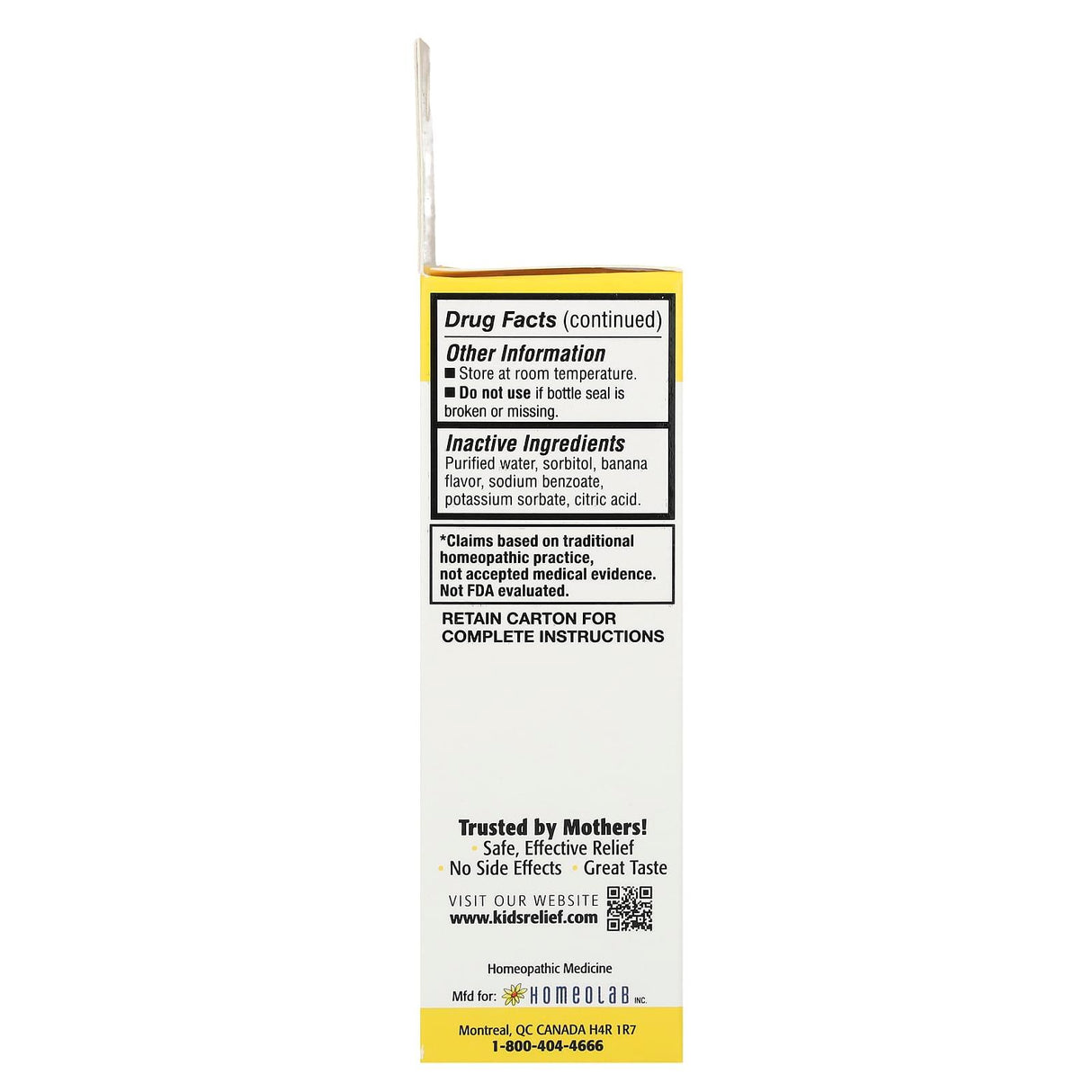 Homeolab USA, Kids Relief®, Allergy Oral Liquid, 0-12 Yrs, Banana, 0.85 fl oz (25 ml) - Supply Center USA