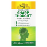 Country Life, Triple Action Sharp Thought, 60 Capsules - Supply Center USA