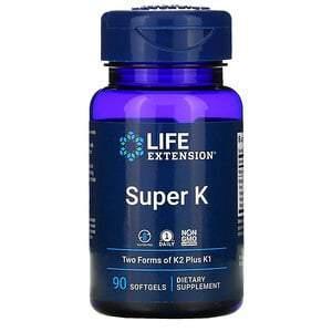 Life Extension, Super K, 90 Softgels - Supply Center USA