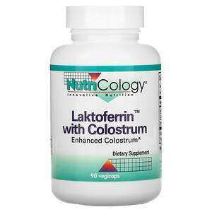 Nutricology, Laktoferrin with Colostrum, 90 Vegicaps - Supply Center USA