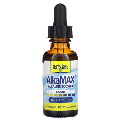 Natural Balance, AlkaMAX, Alkaline Booster, Unflavored, 1 fl oz (30 ml) - Supply Center USA