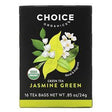 Choice Organic Teas, Green Tea, Jasmine Green, 16 Tea Bags, .85 oz (24 g) - Supply Center USA