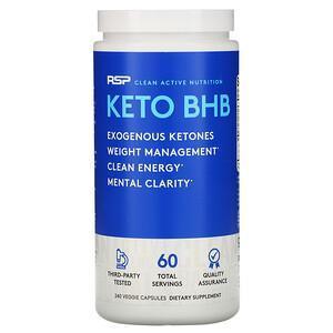 RSP Nutrition, Keto BHB, 240 Veggie Capsules - Supply Center USA