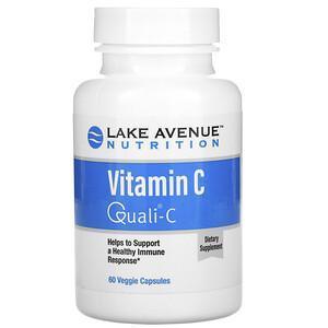 Lake Avenue Nutrition, Vitamin C, Quali-C, 1,000 mg, 60 Veggie Capsules - Supply Center USA