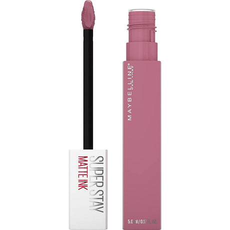 Maybelline Super Stay Matte Ink Liquid Lipstick Makeup, Long Lasting High Impact Color, up to 16H Wear, Lover, Mauve Neutral, 1 Count - Supply Center USA