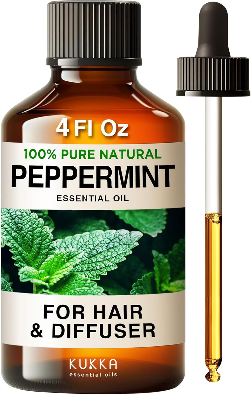 Kukka Tea Tree Oil for Skin, Healthy Hair & Toenails - Huge 4 Fl Oz - 100% Pure Natural Australian Tea Tree Essential Oil - Experience Therapeutic Melaleuca Oil for Scalp, Nails & Soap Making Scent