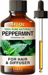 Kukka Tea Tree Oil for Skin, Healthy Hair & Toenails - Huge 4 Fl Oz - 100% Pure Natural Australian Tea Tree Essential Oil - Experience Therapeutic Melaleuca Oil for Scalp, Nails & Soap Making Scent