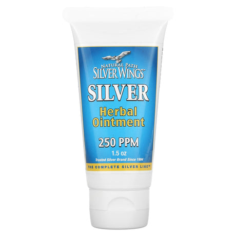 Natural Path Silver Wings, Silver Herbal Ointment, 250 PPM, 1.5 oz - Supply Center USA