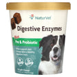 NaturVet, Digestive Enzymes Plus Pre and Probiotic, For Dogs, 70 Soft Chews, 5.9 oz (168 g) - Supply Center USA