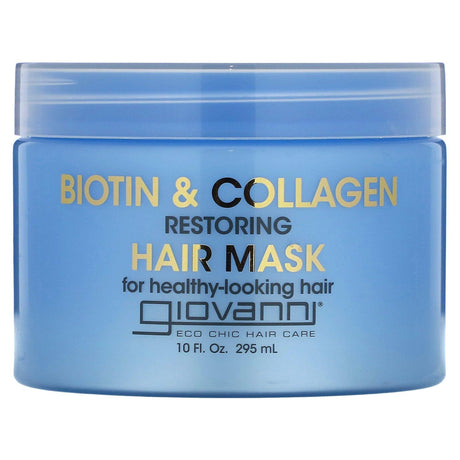 Giovanni, Biotin & Collagen Restoring Hair Mask, 10 fl oz (295 ml) - Supply Center USA