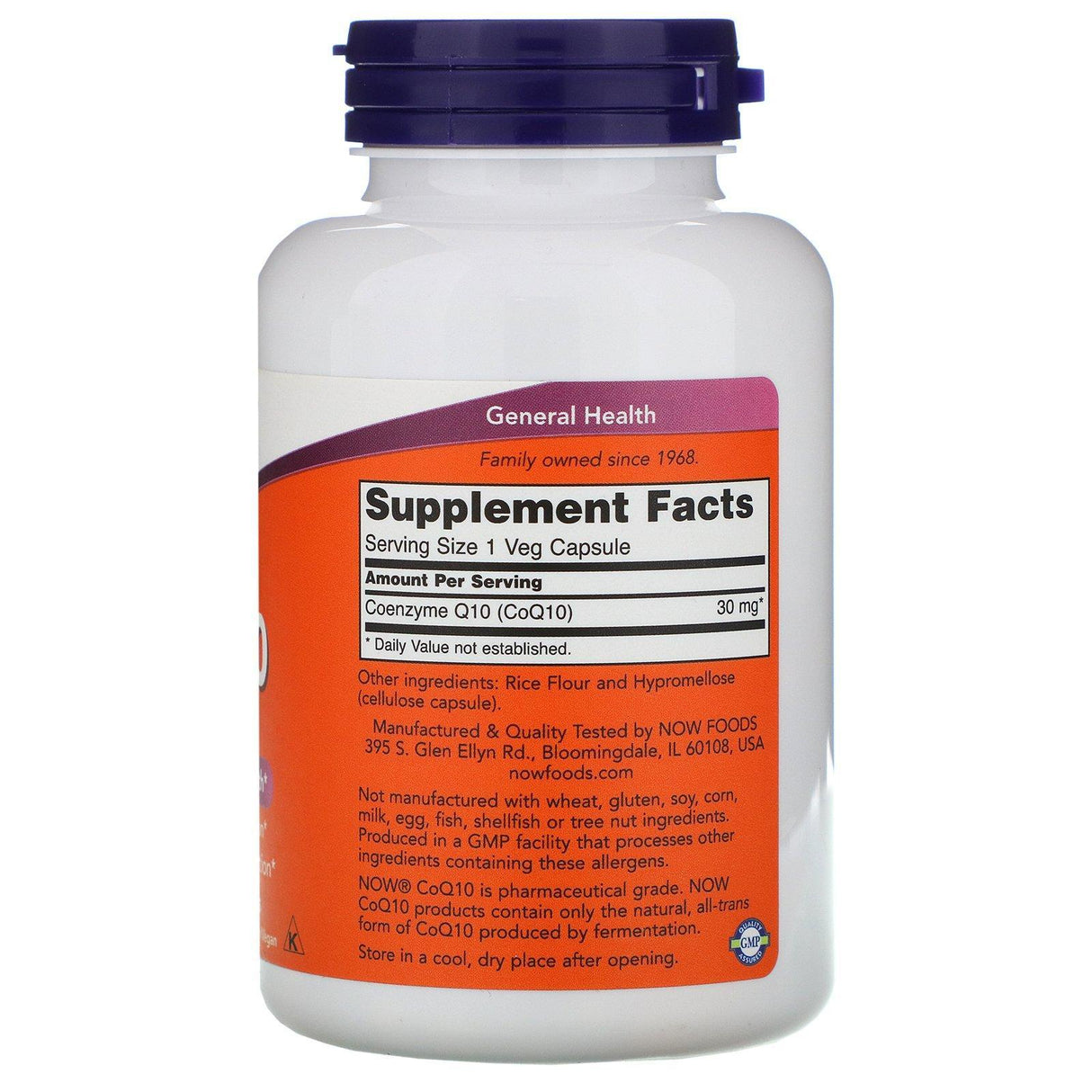 Now Foods, CoQ10, 30 mg, 240 Veg Capsules - Supply Center USA