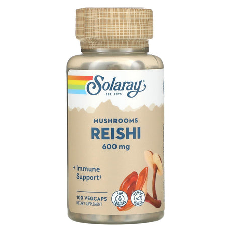 Solaray, Reishi Mushrooms, 600 mg, 100 VegCaps - Supply Center USA