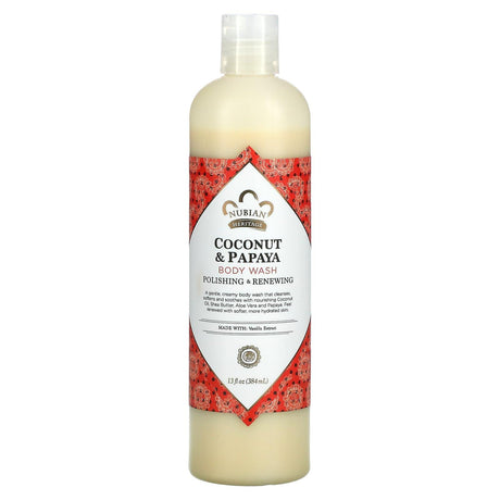 Nubian Heritage, Body Wash, Goat's Milk & Chai, 13 fl oz (384 ml) - Supply Center USA