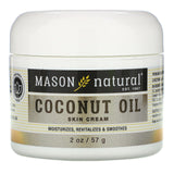 Mason Natural, Coconut Oil Skin Cream + Collagen Premium Skin Cream, 2 Pack, 2 oz (57 g) Each - Supply Center USA