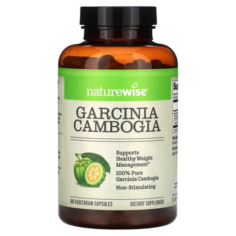 NatureWise, Garcinia Cambogia, 180 Vegetarian Capsules - Supply Center USA