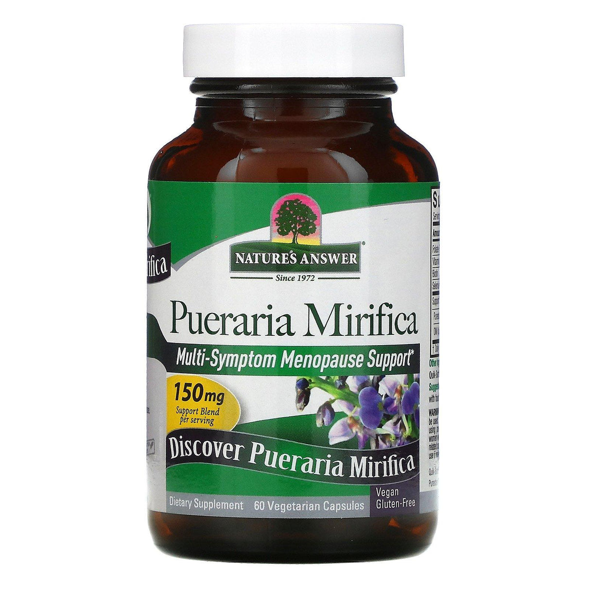 Nature's Answer, Pueraria Mirifica, 150 mg, 60 Vegetarian Capsules - Supply Center USA