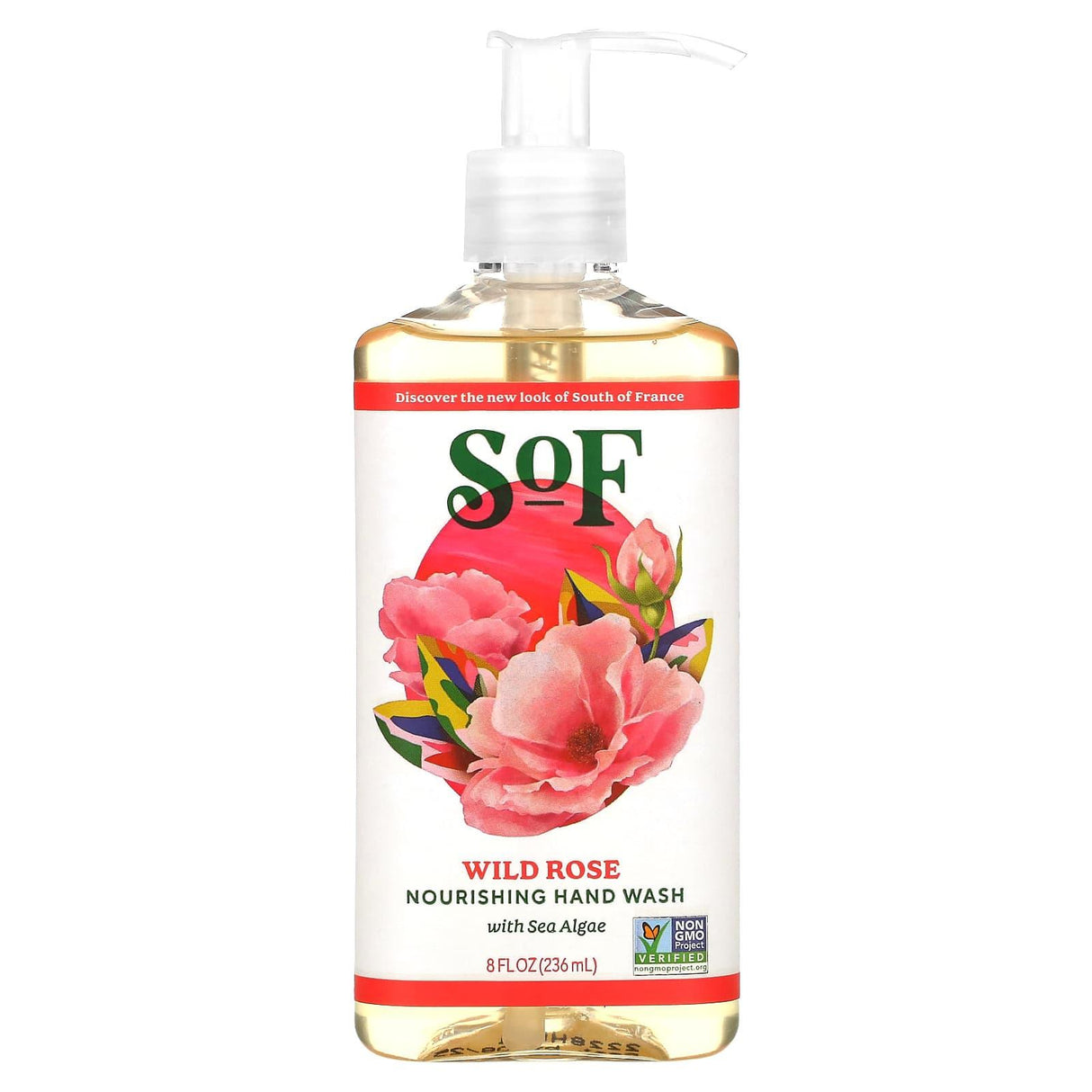 SoF, Nourishing Hand Wash, Wild Rose, 8 fl oz (236 ml) - Supply Center USA