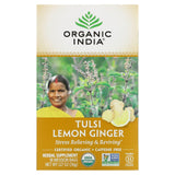 Organic India, Tulsi Tea, Turmeric Ginger, Caffeine-Free, 18 Infusion Bags, 1.2 oz (34.2 g) - Supply Center USA