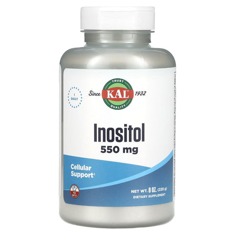 KAL, Inositol, 550 mg, 8 oz (228 g) - Supply Center USA