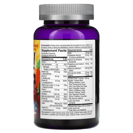 Nature's Way, Alive! Women's 50+ Gummy Vitamins, Cherry & Grape, 75 Gummies - Supply Center USA