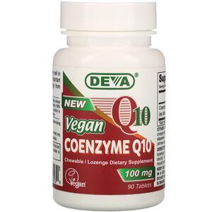 Deva, Vegan, Coenzyme Q10, 100 mg, 90 Tablets - Supply Center USA