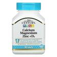 21st Century, Calcium Magnesium Zinc + D3, 90 Tablets - Supply Center USA