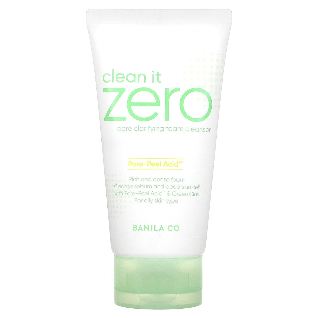 Banila Co, Clean It Zero, Pore Clarifying Foam Cleanser, 5.07 fl oz (150 ml) - Supply Center USA