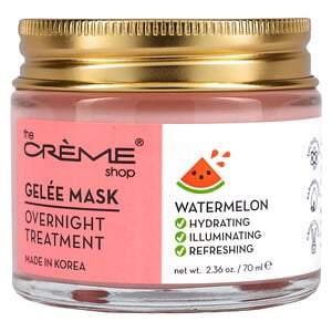 The Creme Shop, Gelee Beauty Mask, Overnight Treatment, Watermelon, 2.36 oz (70 ml) - HealthCentralUSA