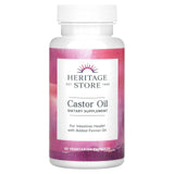 Heritage Store, Castor Oil, 60 Vegetarian Capsules - Supply Center USA