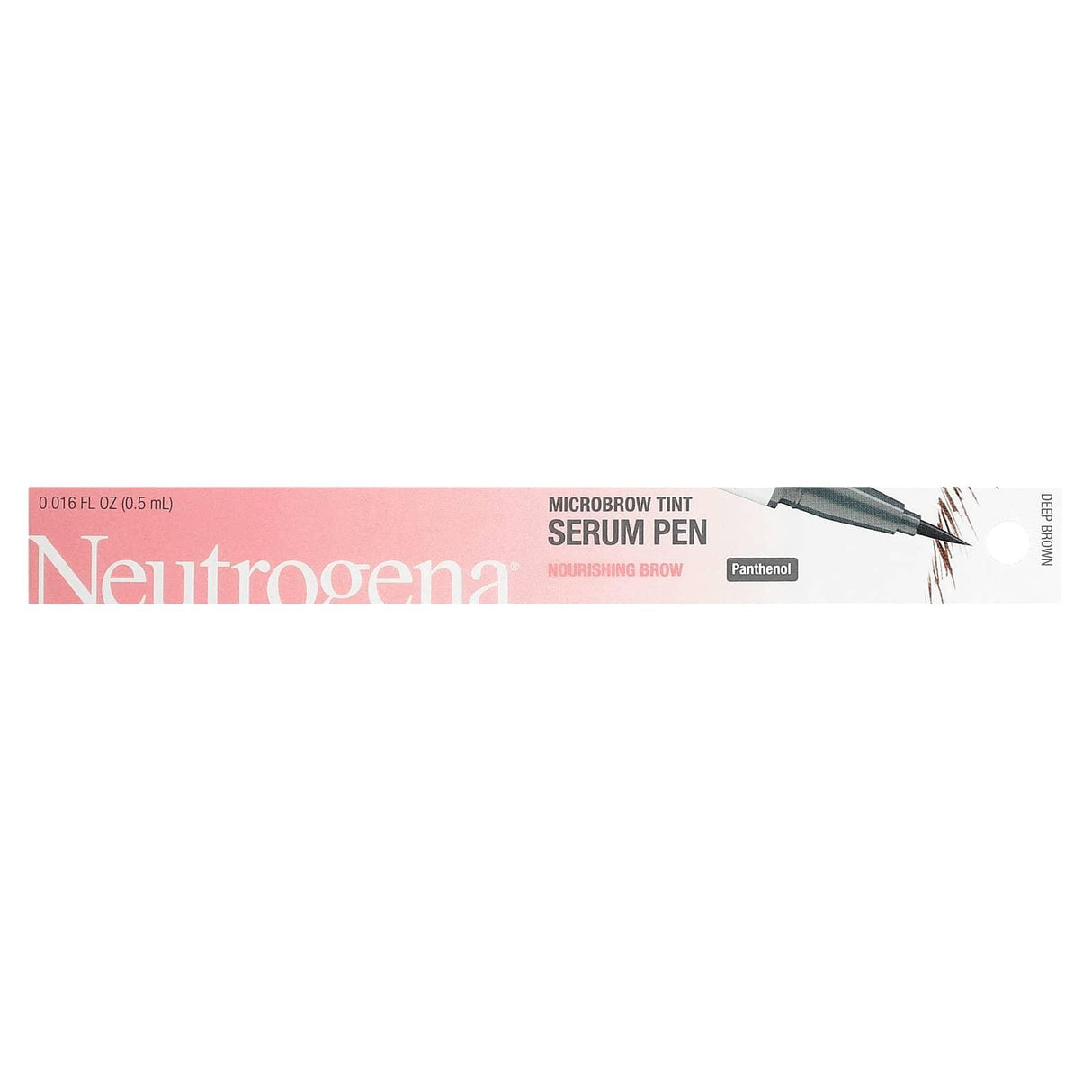 Neutrogena, Microbrow Tint Serum Pen, Deep Brown, 0.016 fl oz (0.5 ml) - Supply Center USA