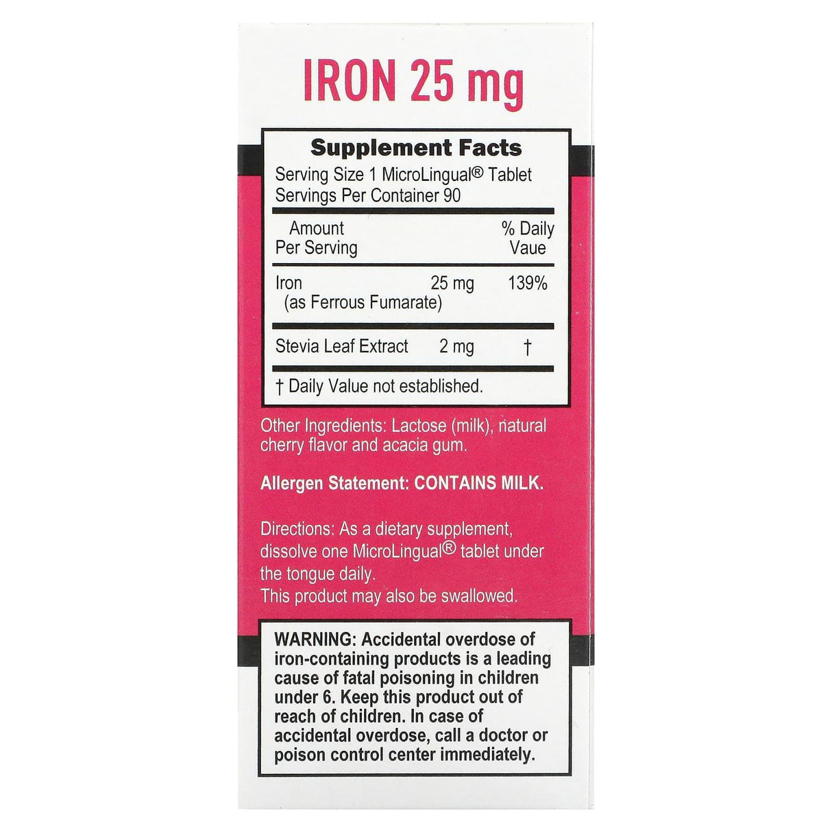 Superior Source, Just Women, Iron, 25 mg, 90 MicroLingual Instant Dissolve Tablets - Supply Center USA