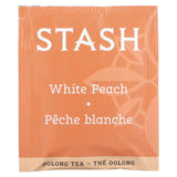 Stash Tea, Oolong Tea, White Peach, 18 Tea Bags, 1.2 oz (35 g) - Supply Center USA