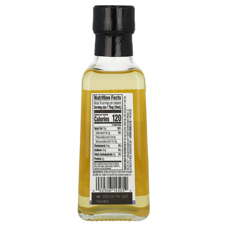 Spectrum Culinary, Organic Sesame Oil, Unrefined , 8 fl oz (236 ml) - Supply Center USA