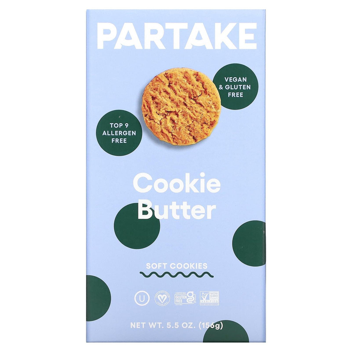 Partake, Soft Baked Cookies, Double Chocolate, 5.5 oz (156 g) - Supply Center USA