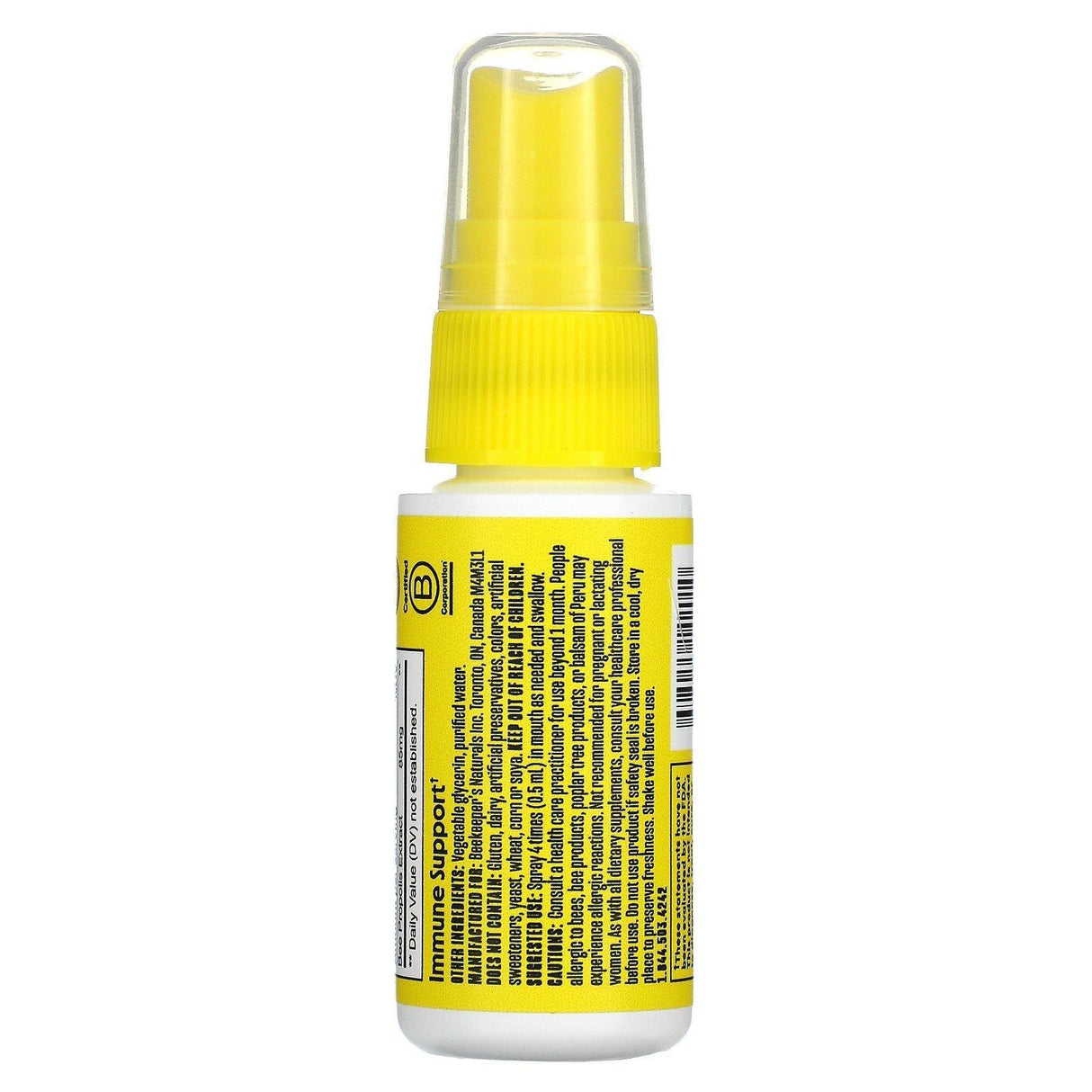 Beekeeper's Naturals, B. Immune, Propolis Throat Spray, 1.06 fl oz (30 ml) - Supply Center USA