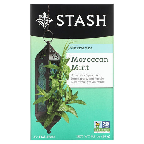 Stash Tea, Green Tea, Jasmine Blossom, 20 Tea Bags, 1.3 oz (38 g) - Supply Center USA