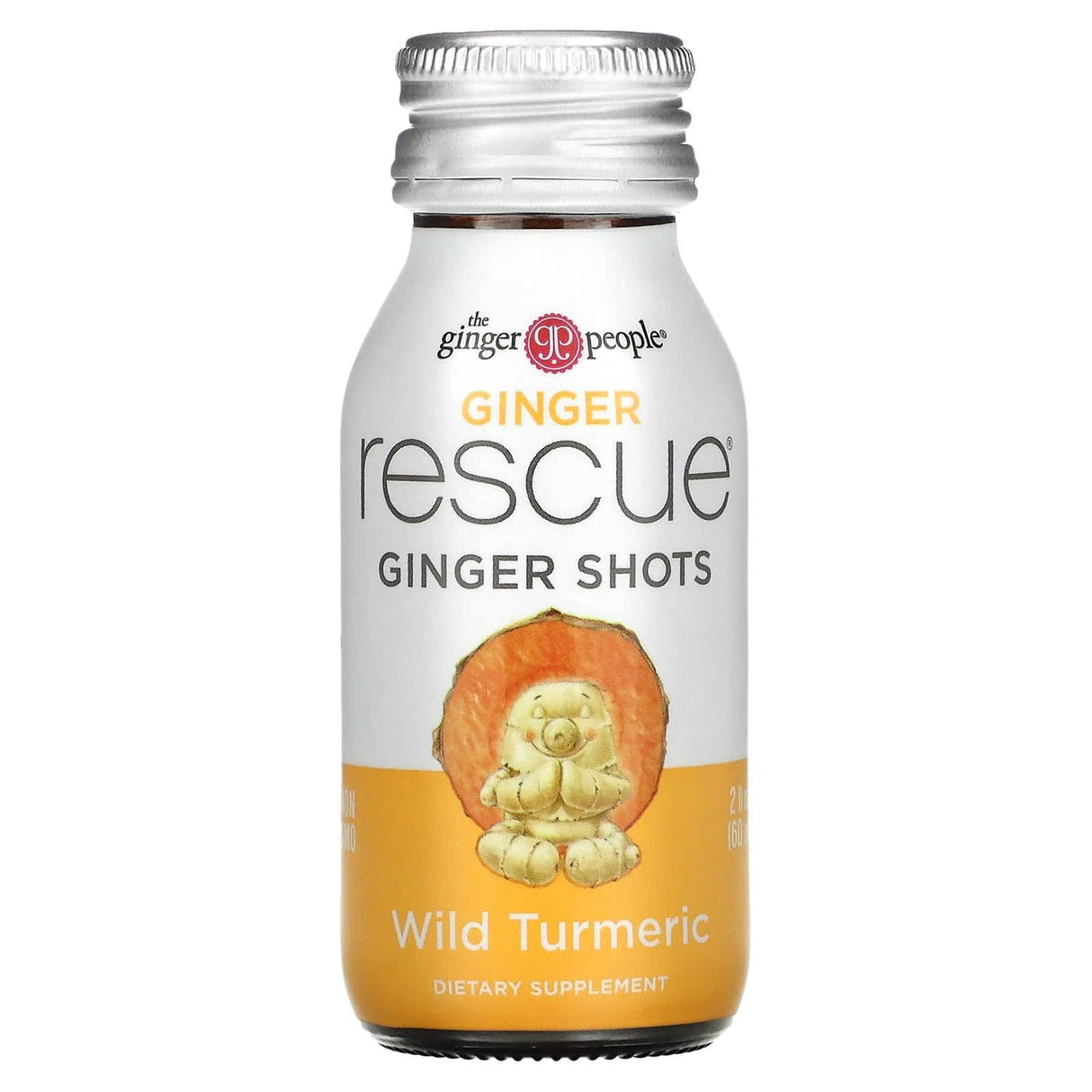 The Ginger People, Ginger Rescue Shots, Wild Turmeric, 2 fl oz (60 ml) - Supply Center USA