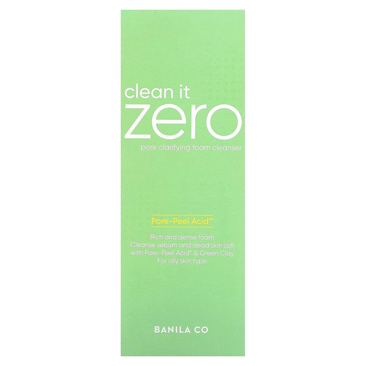 Banila Co, Clean It Zero, Pore Clarifying Foam Cleanser, 5.07 fl oz (150 ml) - Supply Center USA