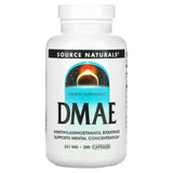 Source Naturals, DMAE , 351 mg, 100 Capsules - Supply Center USA