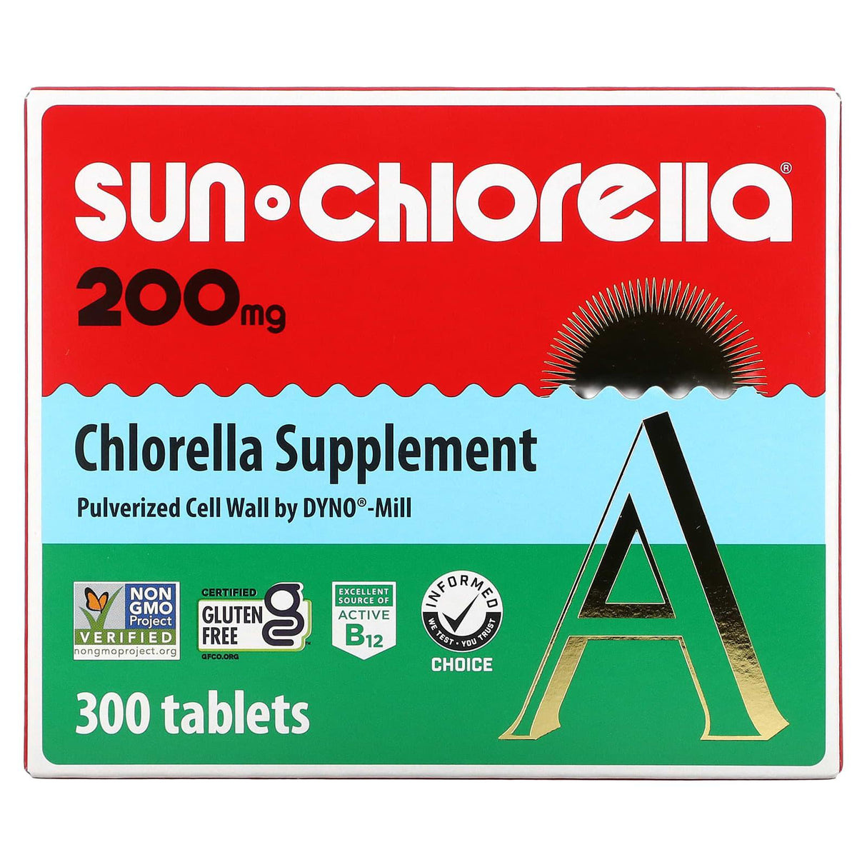 Sun Chlorella, Chlorella Supplement, 500 mg, 600 Tablets - Supply Center USA