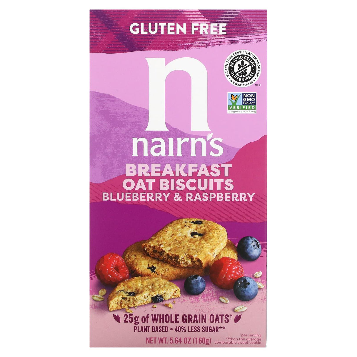 Nairn's Inc, Breakfast Oat Biscuits, Dark Chocolate & Coconut, 5.64 oz (160 g) - Supply Center USA