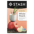 Stash Tea, Oolong Tea, White Peach, 18 Tea Bags, 1.2 oz (35 g) - Supply Center USA