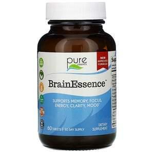 Pure Essence, BrainEssence, 60 Tablets - Supply Center USA