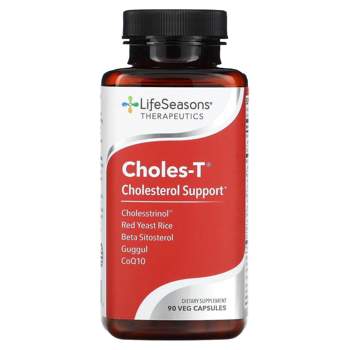 LifeSeasons, Choles-T, Cholesterol Support, 90 Veg Capsules - Supply Center USA