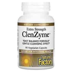 Natural Factors, Extra Strength ClenZyme, 90 Vegetarian Capsules - Supply Center USA