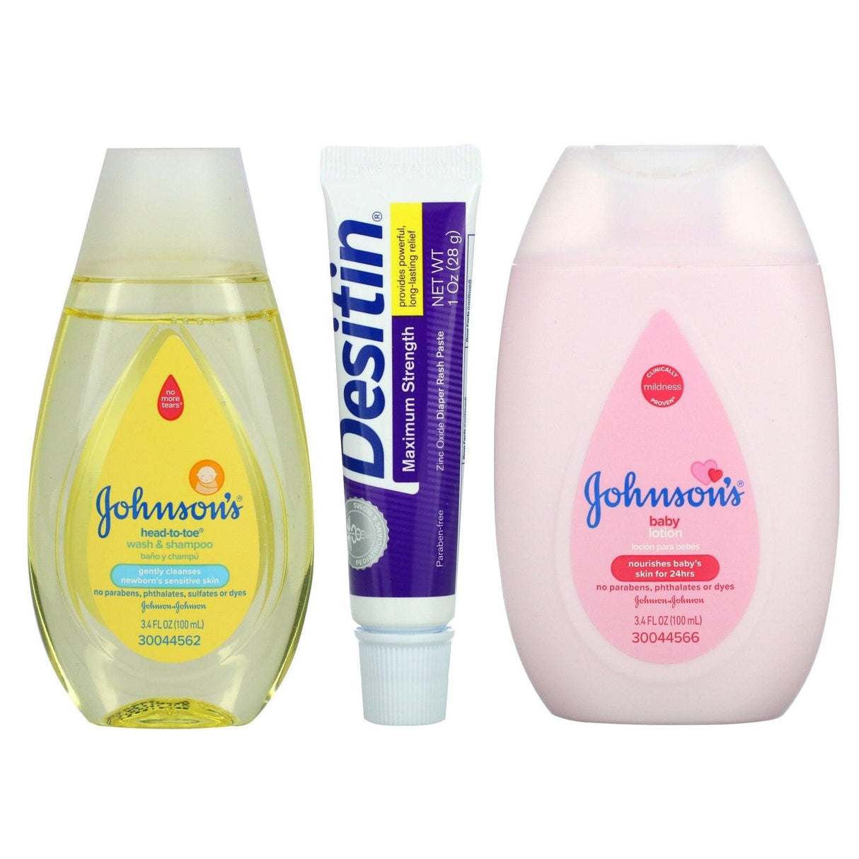 Johnson & Johnson, Baby Care Essentials, 3 Pack - Supply Center USA