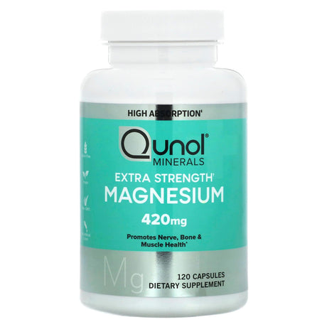 Qunol, Magnesium, Extra Strength, 210 mg, 120 Capsules - Supply Center USA