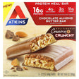 Atkins, Protein Meal Bar, Chocolate Almond Butter Bar, 5 Bars, 2.12 oz (60 g) Each - Supply Center USA