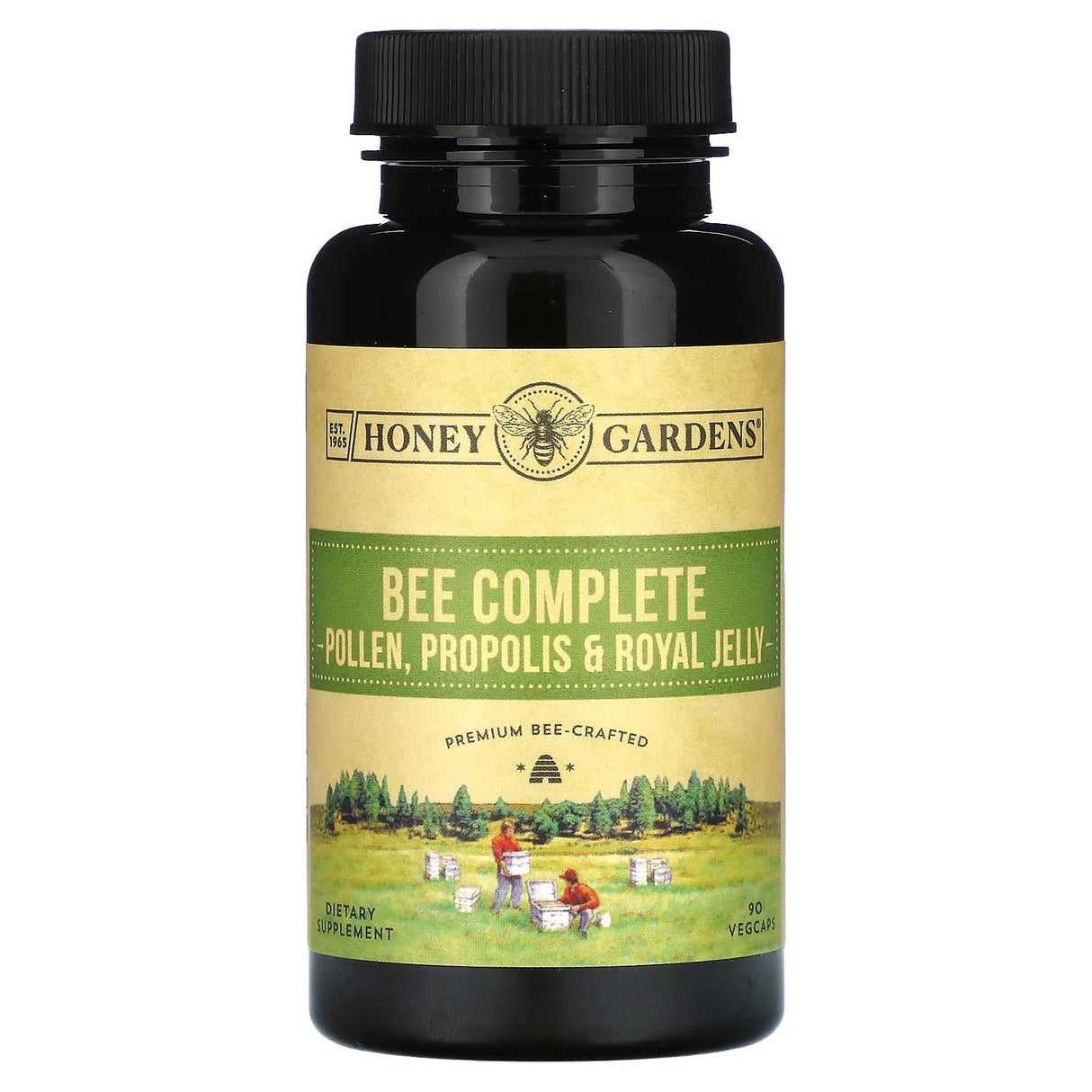 Honey Gardens, Bee Complete, Pollen, Propolis & Royal Jelly, 90 Vegcaps - Supply Center USA