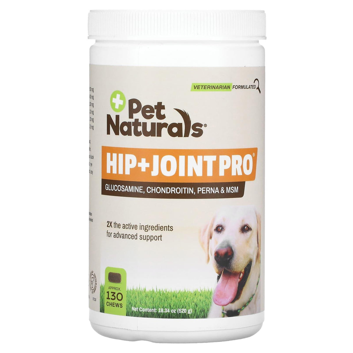 Pet Naturals, Hip + Joint Pro, For Dogs, 130 Chews, 18.34 oz (520 g) - Supply Center USA